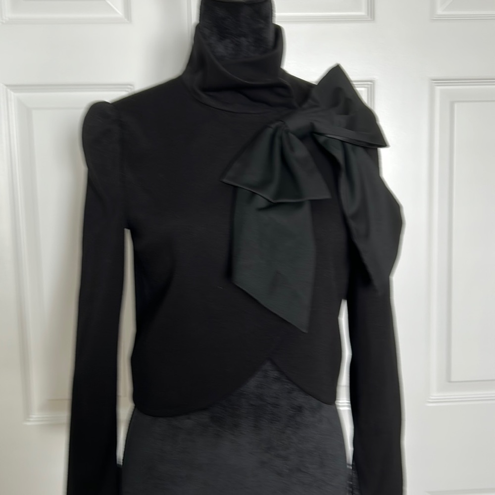Crop black jacket